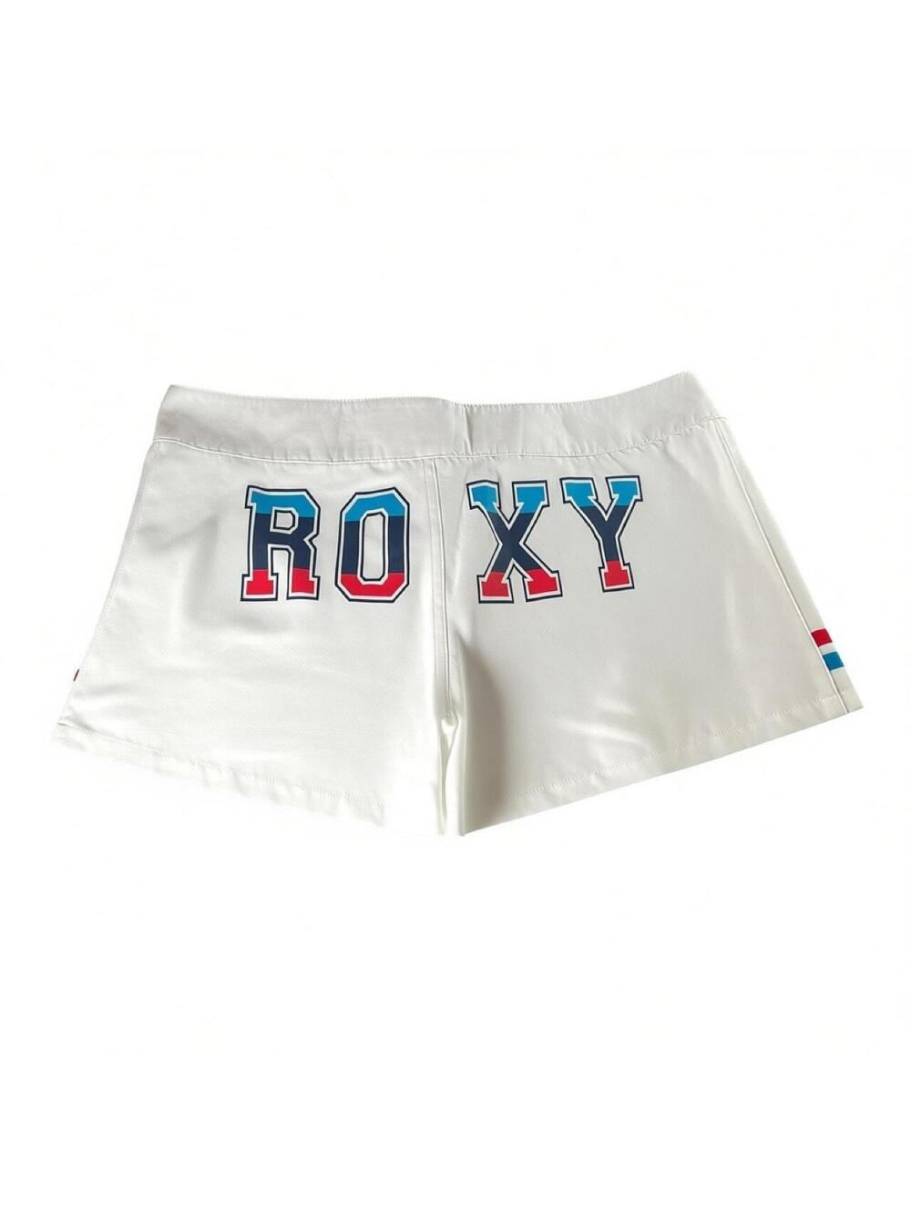 Vintage Roxy White Low Rise Board Shorts
